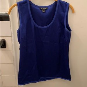 Blue Silk Top